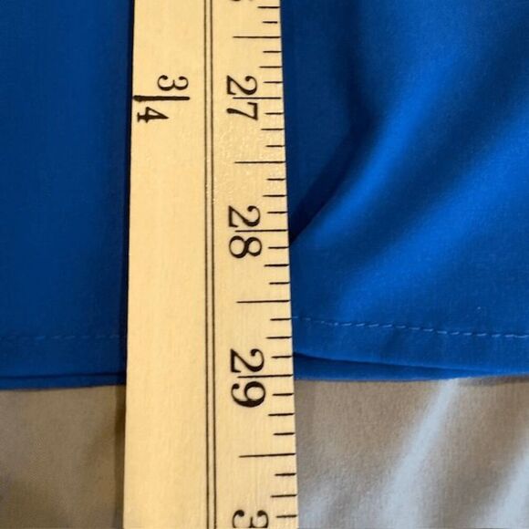 GILLZ Deep Sea UPF 30+ Men's Blue Button Front Short Sleeve Shirt Size Large - Picture 8 of 9